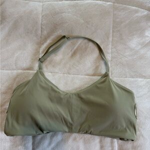 Olive Green Women's Sports Bra